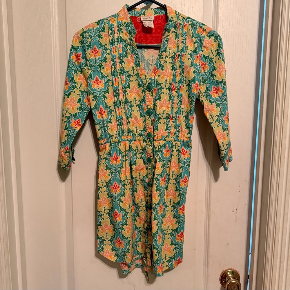 Matilda Jane Floral Tunic in Green and Red